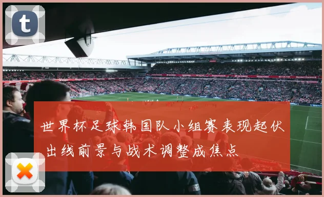 世界杯足球韩国队小组赛表现起伏 出线前景与战术调整成焦点