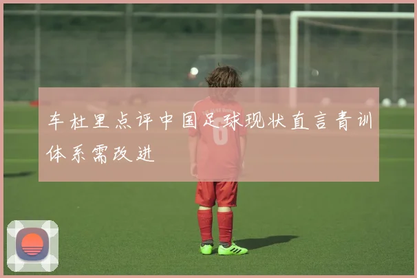 车杜里点评中国足球现状直言青训体系需改进