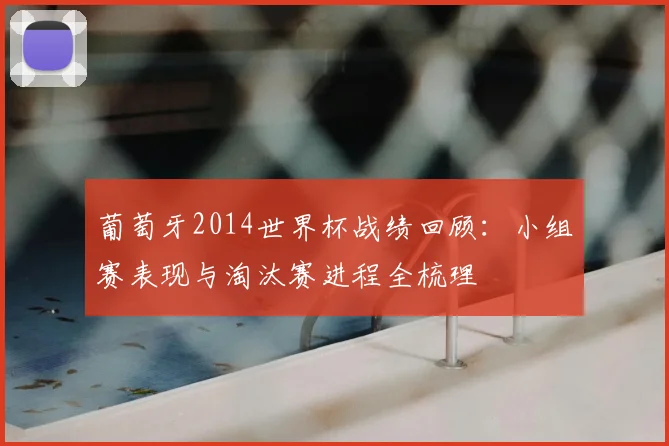 葡萄牙2014世界杯战绩回顾:小组赛表现与淘汰赛进程全梳理